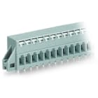 WAGO - Leiterplattenklemme, Drücker, 2,5mm², grau
