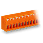 WAGO - Leiterplattenklemme, Drücker, 2,5mm², orange