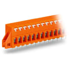 WAGO - Leiterplattenklemme, Drücker, 2,5mm², orange