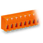 WAGO - Leiterplattenklemme, Drücker, 2,5mm², orange