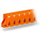 WAGO - Leiterplattenklemme, Drücker, 2,5mm², orange