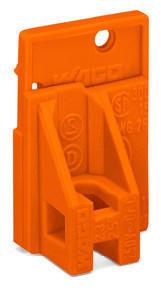 WAGO - Abschlussplatte, anrastbar, 1,5mm dick, orange