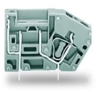 WAGO - Anreihbare Leiterplattenklemme, mit Sicherungsaufnahme, 2,5mm², grau