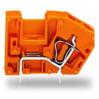 WAGO - Anreihbare Leiterplattenklemme, mit Brückungsmöglichkeit, 2,5mm², orange