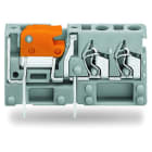 WAGO - Anreihbare 2-Leiter-Leiterplattenklemme, mit Trennmesser, 2,5mm², grau