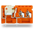 WAGO - Anreihbare 2-Leiter-Leiterplattenklemme, mit Trennmesser, 2,5mm², orange
