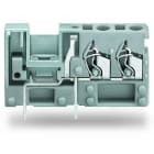 WAGO - Anreihbare 2-Leiter-Leiterplattenklemme, mit Brückungsmöglichkeit, 2,5mm², blau