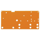 WAGO - Abschlussplatte, anrastbar, 1,5mm dick, orange