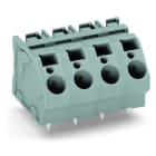 WAGO - Leiterplattenklemme, 6mm², Rastermaß 10mm, grau