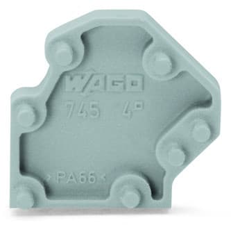 WAGO - Rasterzwischenstück, zur Erweiterung des Rasters, 2,5mm dick, grau