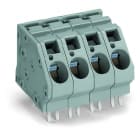 WAGO - Leiterplattenklemme, 16mm², Rastermaß 10mm, grau