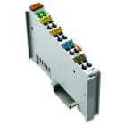 WAGO - 4-Kanal-Analogeingang, DC 0-10 V, Single-Ended, lichtgrau