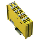 WAGO - Sicherer Digitaleingang, 8 Kanäle, DC24V, PROFIsafe, gelb