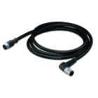 WAGO - Sensor-/Aktorleitung, M12A-Buchse, axial, M12A-Stecker, winklig