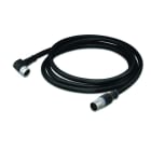 WAGO - Sensor-/Aktorleitung,M8-Buchse, winklig,M12A-Stecker, axial