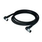 WAGO - Sensor-/Aktorleitung, M8-Buchse, winklig, M12A-Stecker, winklig