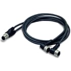 WAGO - Sensor-/Aktorleitung, 2xM12-Buchse, winklig, M12A-Stecker, axial
