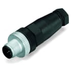 WAGO - Konfekt. Steckverbinder, 4-polig, M12 St axial A-kodiert