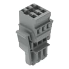 WAGO - 1-Leiter-Federleiste, CAGE CLAMP®, 4mm², grau