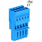 WAGO - 1-Leiter-Federleiste, CAGE CLAMP®, 4mm², blau