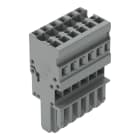 WAGO - 1-Leiter-Federleiste, CAGE CLAMP®, 4mm², grau