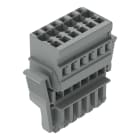 WAGO - 1-Leiter-Federleiste, CAGE CLAMP®, 4mm², grau
