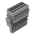 WAGO - 1-Leiter-Federleiste, CAGE CLAMP®, 4mm², grau
