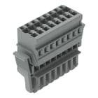 WAGO - 1-Leiter-Federleiste, CAGE CLAMP®, 4mm², grau