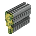 WAGO - 1-Leiter-Federleiste, CAGE CLAMP®, 4mm², grau/grün-gelb