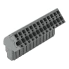 WAGO - 1-Leiter Federleiste, abgewinkelt, CAGE CLAMP®, 4mm², grau