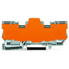 WAGO - 2-Pin-Basisklemmenblock, 4-polig, mit 2-fach-Querbrückung, grau