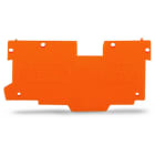 WAGO - Abschluss- und Zwischenplatte, 1, 1mm dick, orange