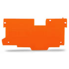 WAGO - Abschluss- und Zwischenplatte, 1, 1mm dick, orange