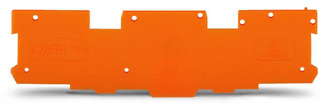 WAGO - Abschluss- und Zwischenplatte, 1, 1mm dick, orange