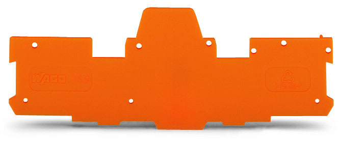 WAGO - Trennwand, 1, 1mm dick, überstehend, orange