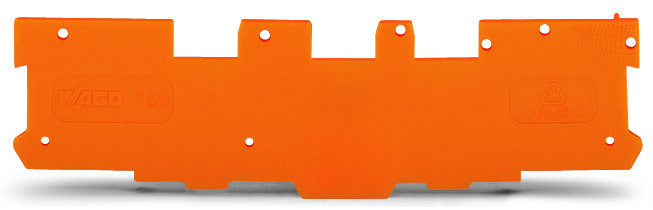 WAGO - Abschluss- und Zwischenplatte, 1, 1mm dick, orange