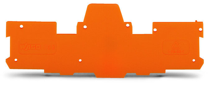 WAGO - Trennplatte, 1, 1mm dick, überstehend, orange