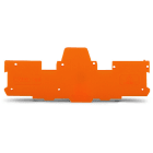 WAGO - Trennplatte, 1, 1mm dick, überstehend, orange