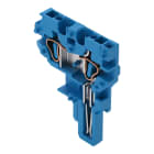 WAGO - 2-Leiter-Federleisten-Mittelmodul, CAGE CLAMP®, 4mm², blau