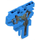 WAGO - 2-Leiter-Federleisten-Endmodul, CAGE CLAMP®, 4mm², blau