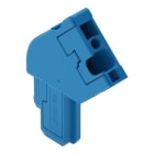 WAGO - 1-Leiter-Federleisten-Anfangsmodul, abgewinkelt, CAGE CLAMP®, 4mm², blau