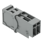 WAGO - 1-Leiter-Stiftleiste, CAGE CLAMP®, 4mm², grau