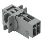 WAGO - 1-Leiter-Stiftleiste, CAGE CLAMP®, 4mm², grau
