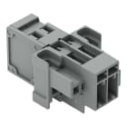 WAGO - 1-Leiter-Stiftleiste, CAGE CLAMP®, 4mm², grau