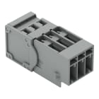 WAGO - 1-Leiter-Stiftleiste, CAGE CLAMP®, 4mm², grau