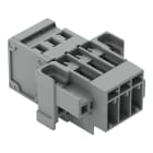 WAGO - 1-Leiter-Stiftleiste, CAGE CLAMP®, 4mm², grau