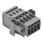 WAGO - 1-Leiter-Stiftleiste, CAGE CLAMP®, 4mm², grau