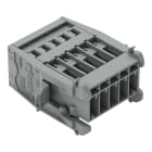 WAGO - 1-Leiter-Stiftleiste, CAGE CLAMP®, 4mm², grau