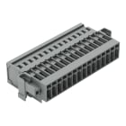 WAGO - 1-Leiter-Stiftleiste, CAGE CLAMP®, 4mm², grau