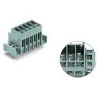 WAGO - THT-Stiftleiste, Lötstift 1, 0x1, 0mm, gerade, gr-ge/grau